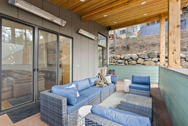 2435 W Riverside Ave, Spokane, WA 99201 - view of patio / terrace featuring an outdoor hangout area