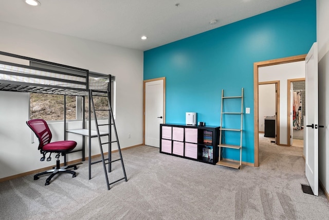 2435 W Riverside Ave, Spokane, WA 99201 - bedroom with carpet and recessed lighting