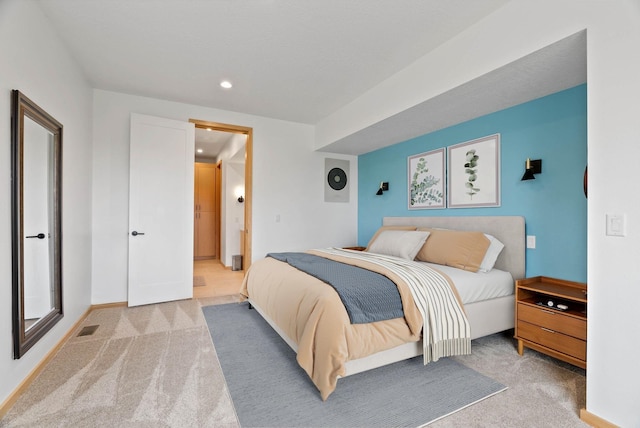 2435 W Riverside Ave, Spokane, WA 99201 - bedroom with light colored carpet and recessed lighting