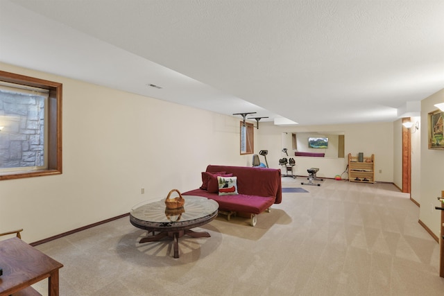 339 W Wilson Ave, Spokane, WA 99208 - carpeted living room with baseboards