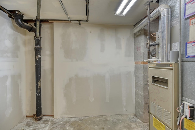 2804 E Marshall Ave, Spokane, WA 99207 - unfinished below grade area with heating unit