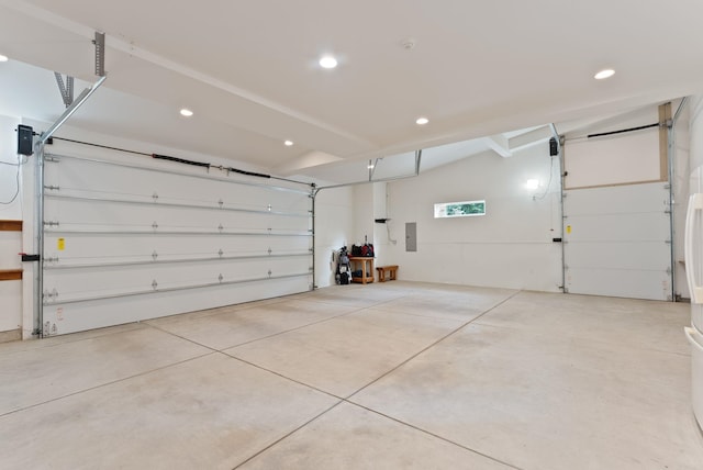 25204 N Lords Ln, Chattaroy, WA 99003 - garage with recessed lighting and electric panel