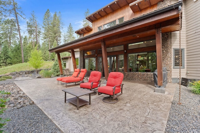 25204 N Lords Ln, Chattaroy, WA 99003 - view of patio / terrace with a grill