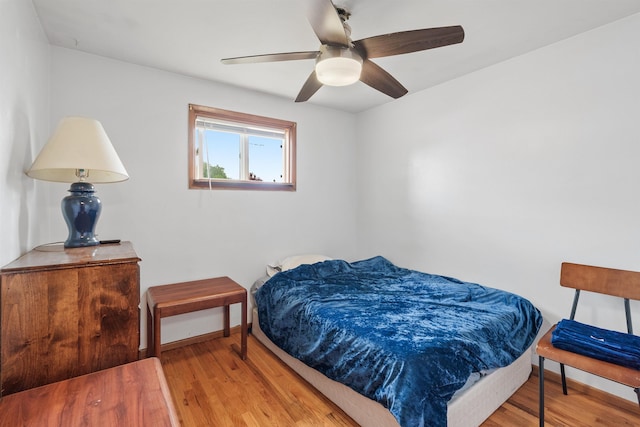 45 E Euclid Ave, Spokane, WA 99207 - bedroom featuring wood finished floors and a ceiling fan