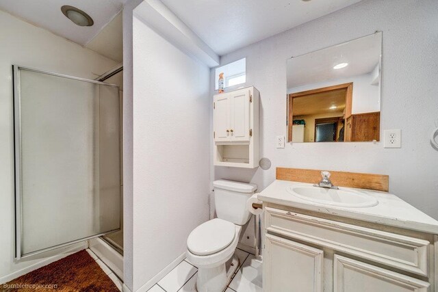203 N Mcdonald Rd, Spokane, WA 99216 - bathroom with a stall shower and vanity