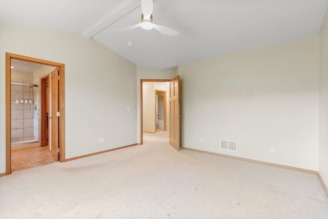 711 W Bolan Ave, Spokane, WA 99224 - unfurnished bedroom with carpet flooring, ensuite bath, and a ceiling fan