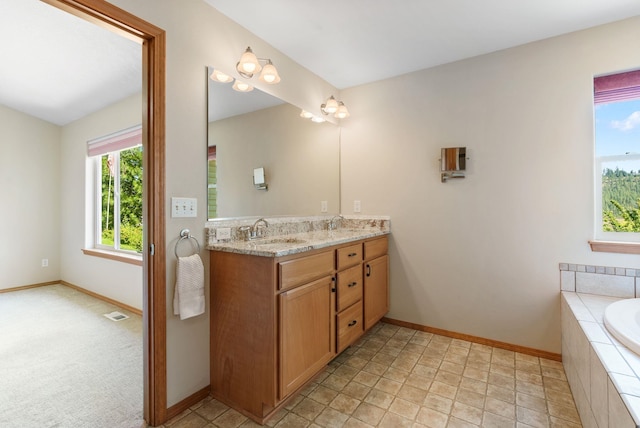 711 W Bolan Ave, Spokane, WA 99224 - full bathroom with vanity and a garden tub