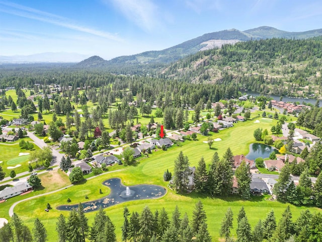 5159 W Village Blvd, Rathdrum, ID 83858 - aerial perspective of suburban area featuring a water and mountain view and a forest