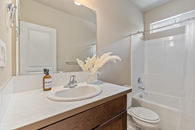 1101 S Pillar Rock Dr, Spokane, WA 99224 - bathroom featuring vanity and shower / tub combo with curtain