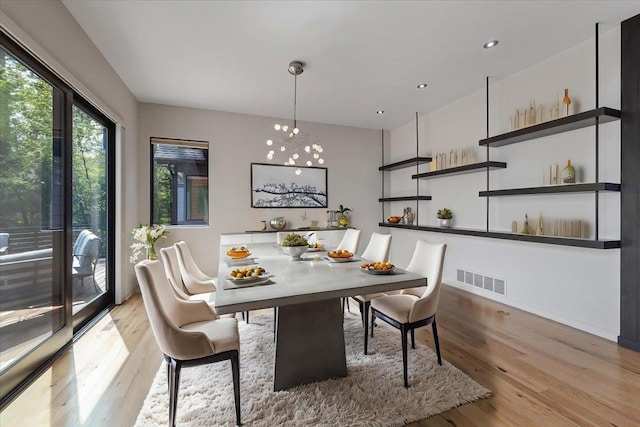 2503 S Thierman Ln, Spokane, WA 99223 - dining room featuring wood finished floors and recessed lighting