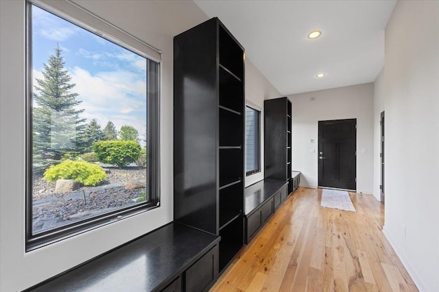 2503 S Thierman Ln, Spokane, WA 99223 - mudroom with light wood-style flooring and recessed lighting