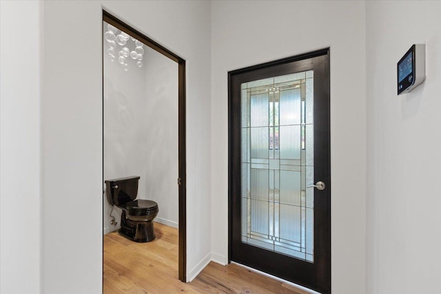 2503 S Thierman Ln, Spokane, WA 99223 - entryway featuring light wood-style flooring and baseboards