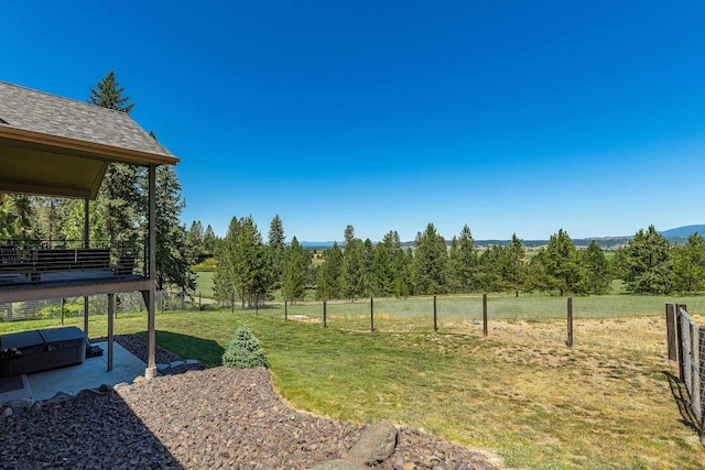 9510 N Doak Rd, Spokane, WA 99217 - view of yard with a patio