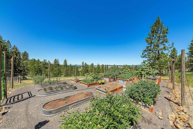 9510 N Doak Rd, Spokane, WA 99217 - view of yard with a garden