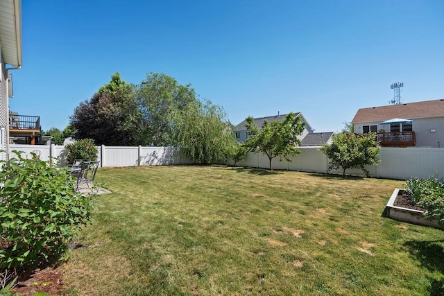 8910 N Oak St, Spokane, WA 99208 - fenced backyard featuring a garden