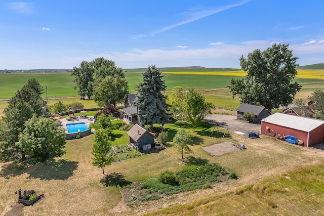 28752 Tramm Rd, Reardan, WA 99029 - overview of rural landscape with a pool
