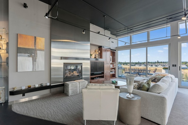 2230 W Riverside Ave # 302, Spokane, WA 99201 - living area with a high ceiling
