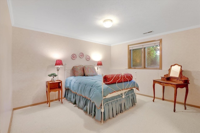 4402 S Saint Andrews Ln, Spokane, WA 99223 - carpeted bedroom featuring crown molding and baseboards