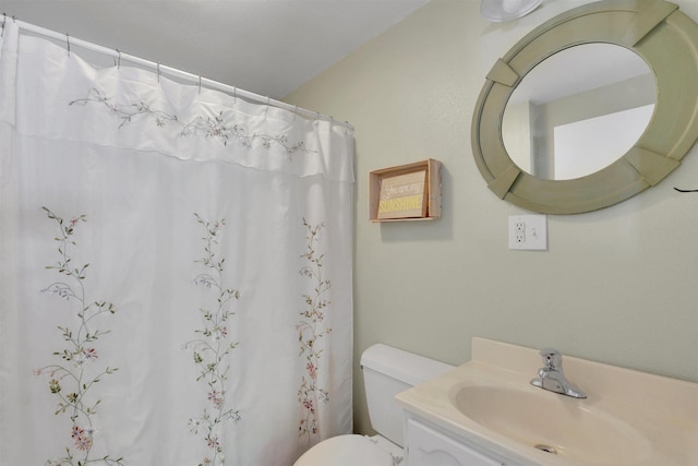22704 E Park Beach Rd, Newman Lake, WA 99025 - bathroom with vanity and a shower with shower curtain