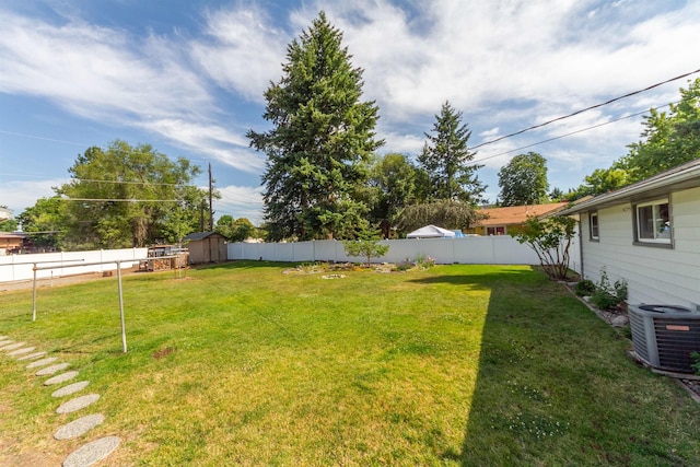 1018 N Fox Rd, Spokane Valley, WA 99206 - fenced backyard with a shed