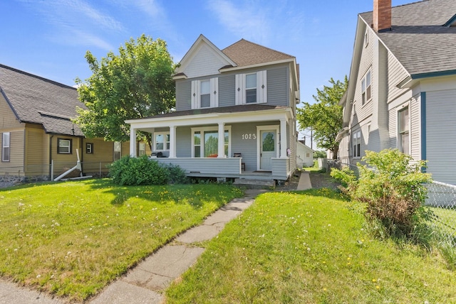 1023 W Maxwell Ave, Spokane, WA 99201 - view of front of property featuring a porch and a shingled roof