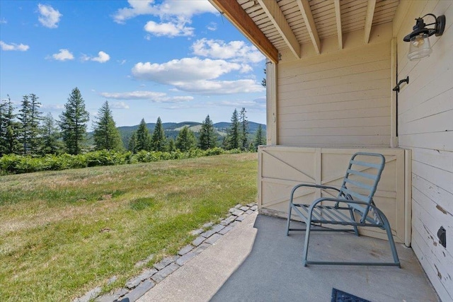 28600 N Mt Spokane Park Dr Unit 612, Mead, WA 99021 - view of yard with a mountain view
