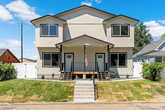 2321 E 7th Avenue 2323E 7Th Ave, Spokane, WA 99202 - view of front of house featuring a gate and a porch