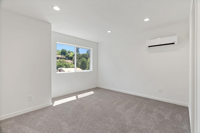 2321 E 7th Avenue 2323E 7Th Ave, Spokane, WA 99202 - carpeted spare room with a wall unit AC and recessed lighting
