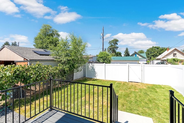 2321 E 7th Avenue 2323E 7Th Ave, Spokane, WA 99202 - deck featuring a fenced backyard and a gate