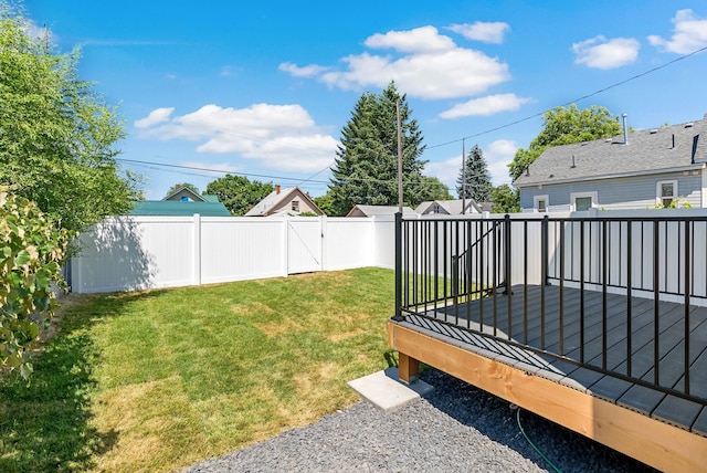 2321 E 7th Avenue 2323E 7Th Ave, Spokane, WA 99202 - fenced backyard featuring a wooden deck