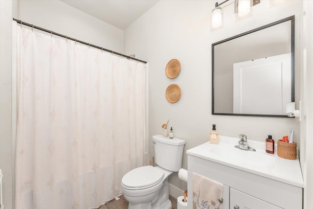 25751 Westfield Ln, Davenport, WA 99122 - bathroom featuring vanity and curtained shower