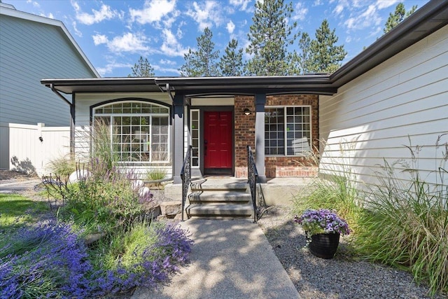 4108 S Greystone Ln, Spokane, WA 99223 - entrance to property with brick siding and a porch