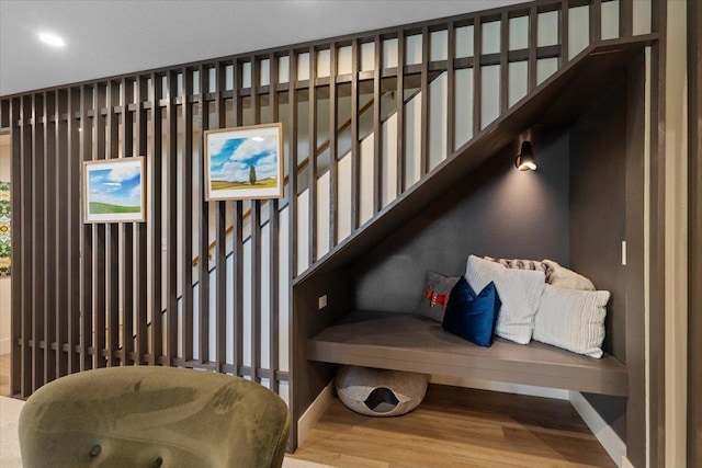 4108 S Greystone Ln, Spokane, WA 99223 - staircase with wood finished floors and recessed lighting