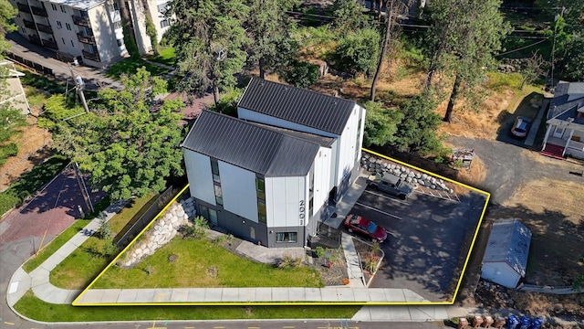 2001 W 7th Ave, Spokane, WA 99204 - view from above of property with property boundaries highlighted