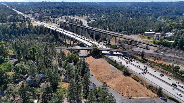 2001 W 7th Ave, Spokane, WA 99204 - aerial view of property and surrounding area with a main thoroughfare and a notable bridge