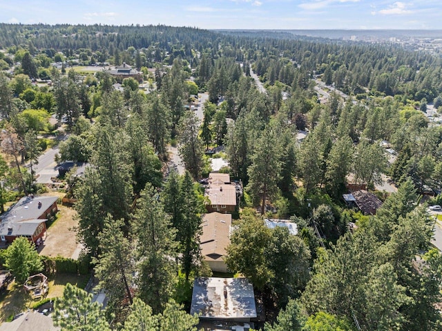 3827 E Funk Ave, Spokane, WA 99223 - aerial view of property's location featuring a heavily wooded area