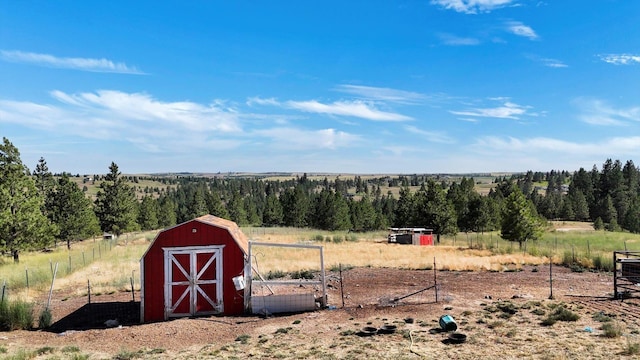 36127 N Hart Rd, Davenport, WA 99122 - view of yard featuring a shed and a rural view