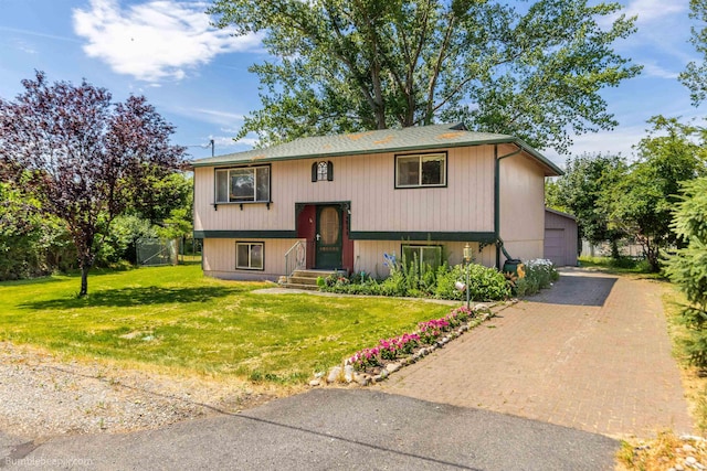 4511 N Stevenson Rd, Otis Orchards, WA 99027 - bi-level home with a garage