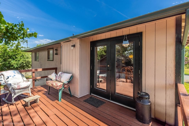 4511 N Stevenson Rd, Otis Orchards, WA 99027 - deck featuring french doors