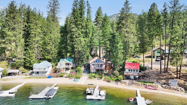 3930 N Deer Lake Rd, Loon Lake, WA 99148 - bird's eye view of a large body of water