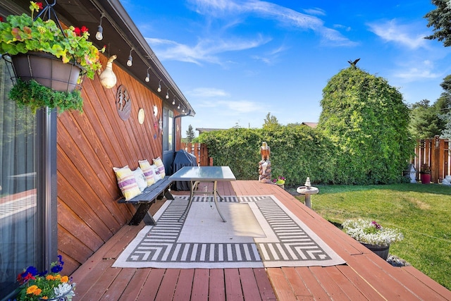 3425 E Upriver Dr, Spokane, WA 99217 - view of wooden terrace