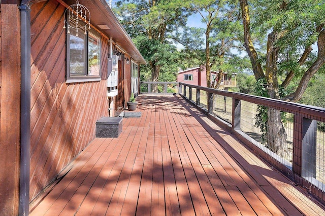 3425 E Upriver Dr, Spokane, WA 99217 - view of wooden deck