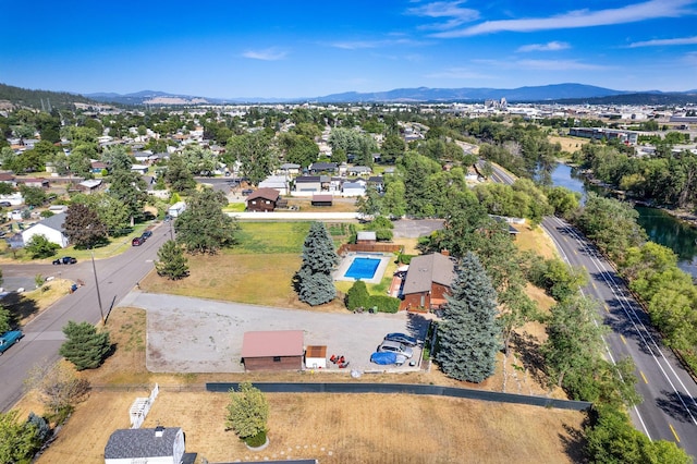 3425 E Upriver Dr, Spokane, WA 99217 - bird's eye view of a water and mountain view