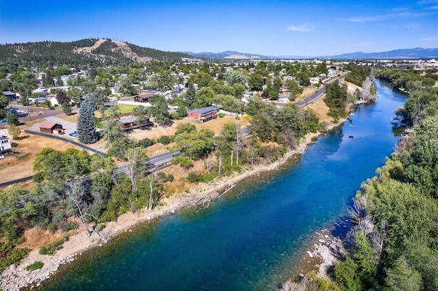 3425 E Upriver Dr, Spokane, WA 99217 - aerial view of a water and mountain view