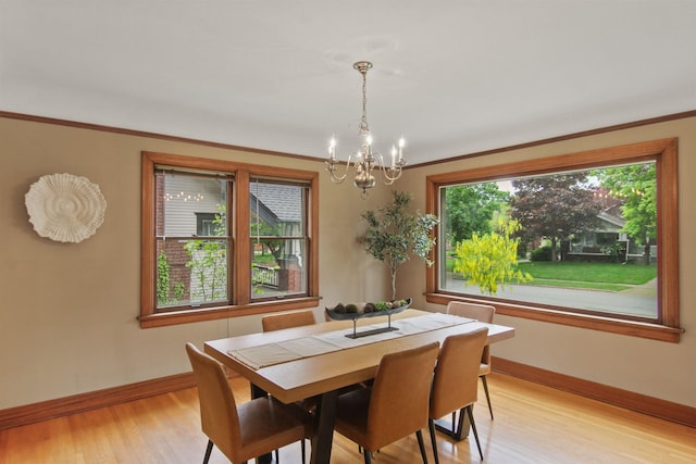 1103 W 20th Ave, Spokane, WA 99203 - dining area featuring a chandelier and light wood finished floors