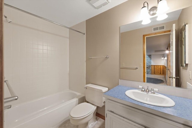 5245A W Prufer Crosscut Rd, Deer Park, WA 99006 - bathroom with vanity and bathtub / shower combination