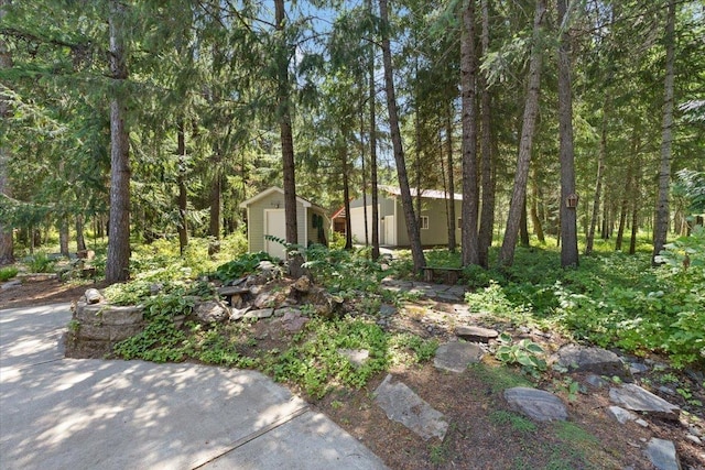5245A W Prufer Crosscut Rd, Deer Park, WA 99006 - view of yard featuring a storage shed