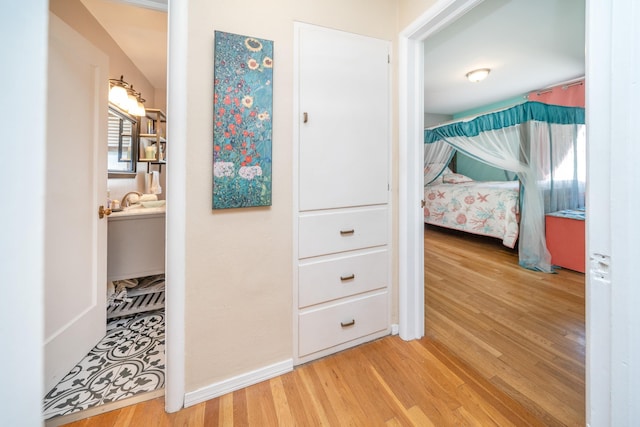 5224 N Post St, Spokane, WA 99204 - hallway with light wood finished floors and baseboards