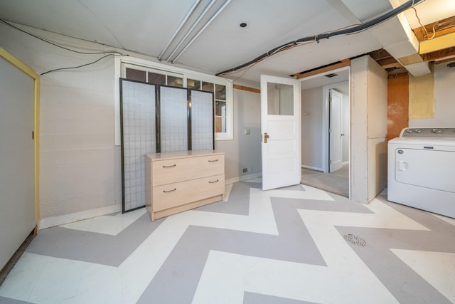 5224 N Post St, Spokane, WA 99204 - basement featuring washer / dryer