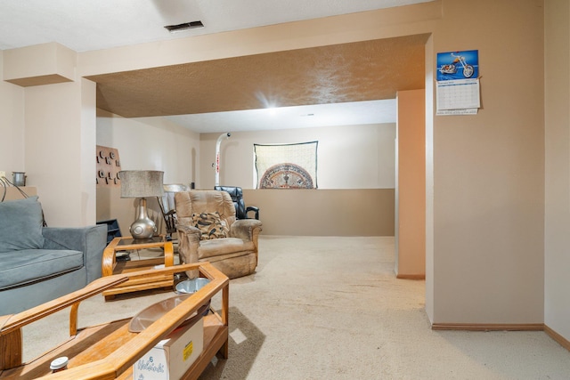 4110 E Ermina Ave, Spokane, WA 99217 - living room featuring carpet flooring and baseboards
